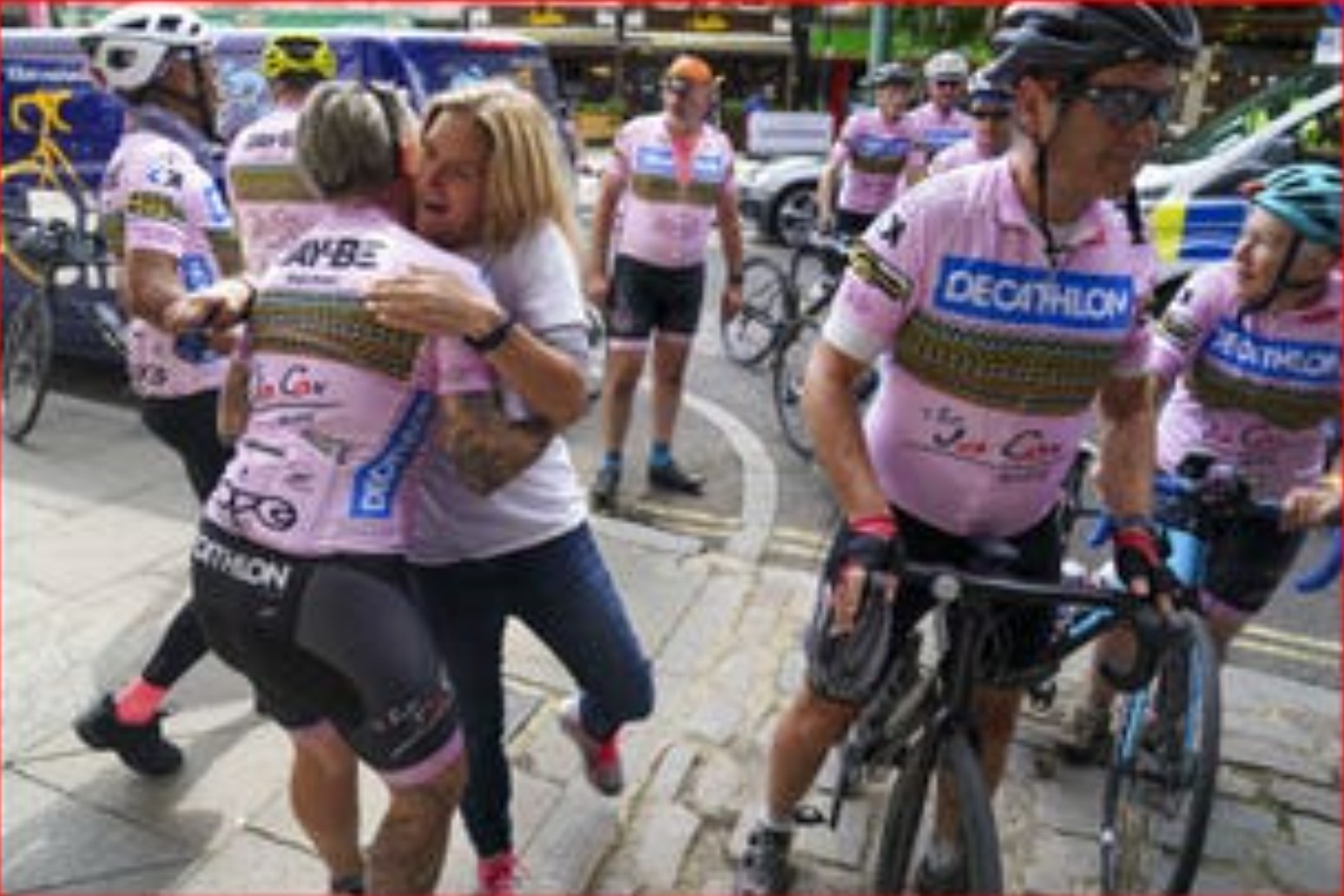 Cyclists’ gruelling 280-mile bike ride raises funds for Jo Cox Foundation. 